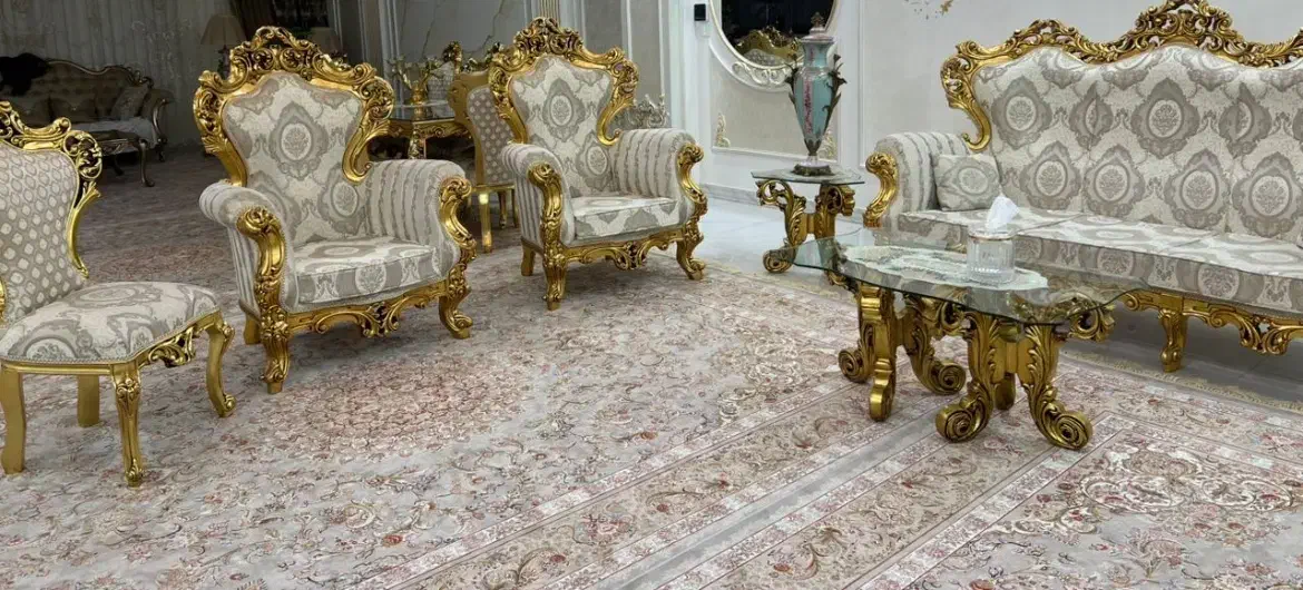 مبل سلطنتی و میز نهار خوری|مبلمان خانگی و میز عسلی|کرمانشاه, |دیوار