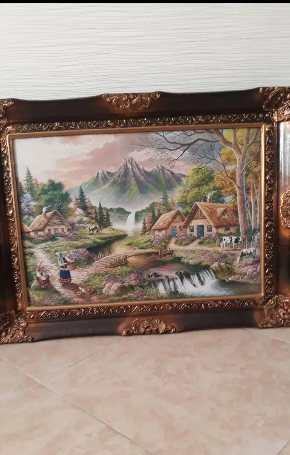 دو عدد تابلو منظره|تابلو، نقاشی، عکس|آستارا, |دیوار