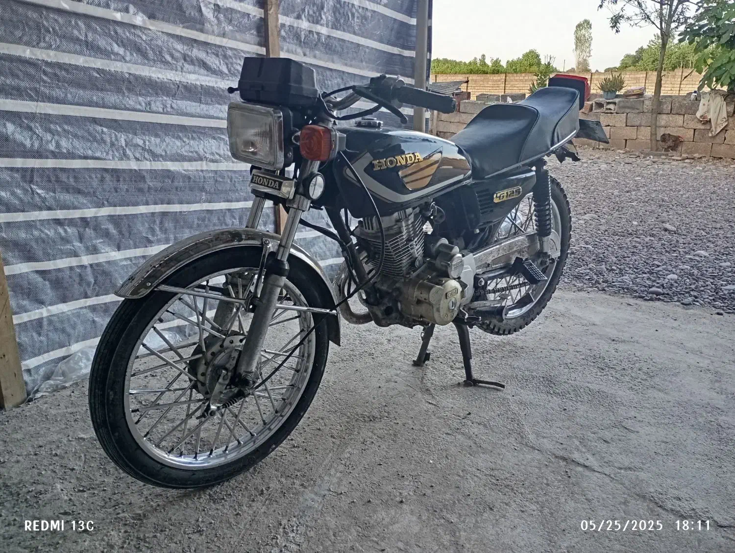 موتور 125 پنج دنده مدل نود مدارک کامل|موتورسیکلت|سنگر, |دیوار