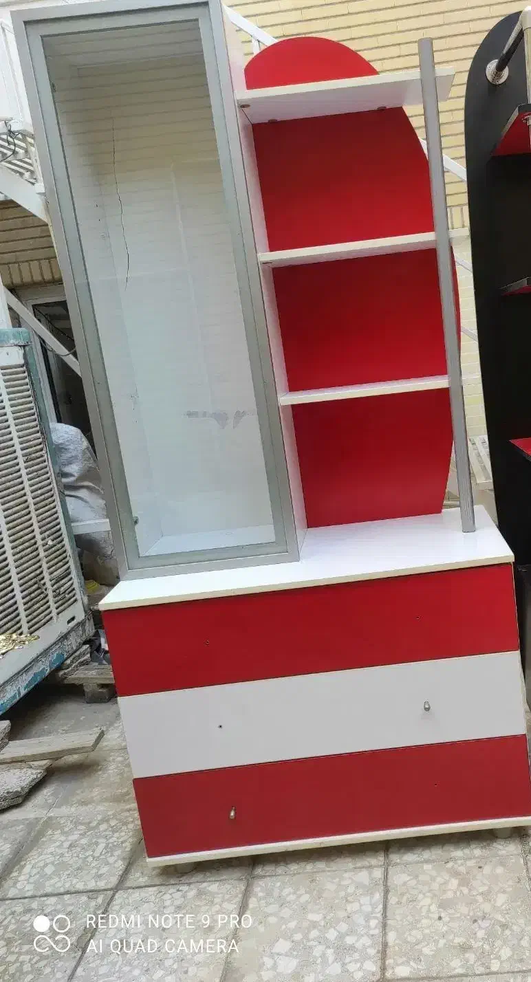 دراور در حد نو تمیز|جاکفشی، کمد، دراور|کاشان, درب جوشقان|دیوار