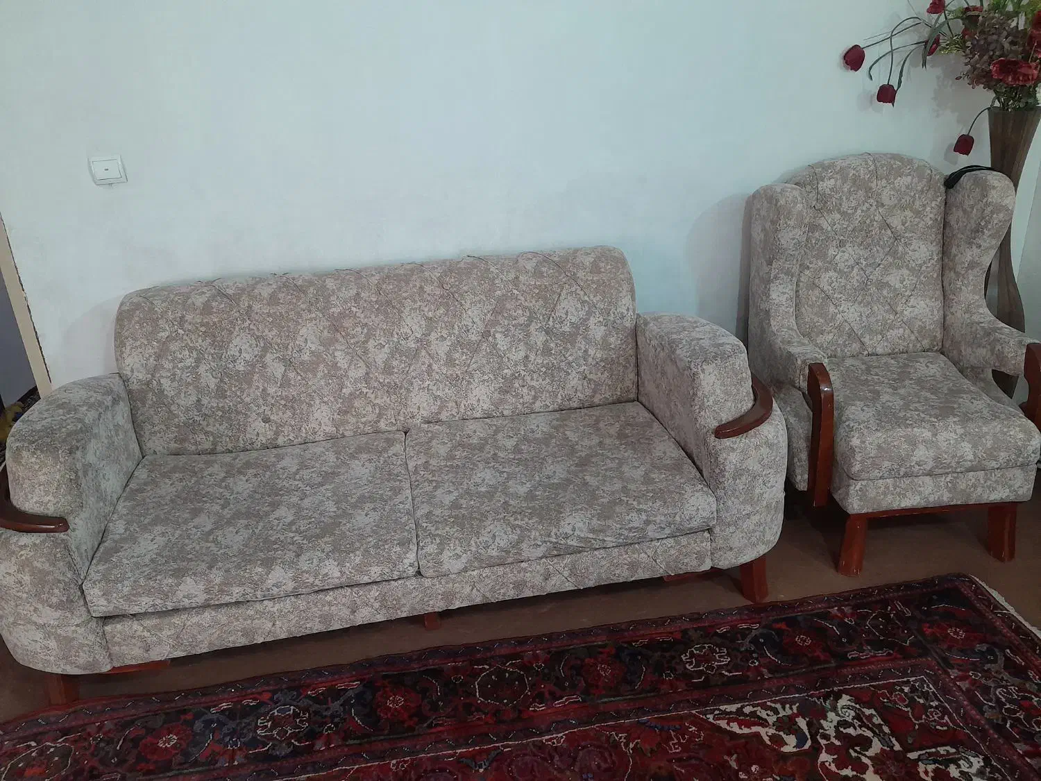 مبل7نفره درحدنو|مبلمان خانگی و میز عسلی|مراغه, |دیوار