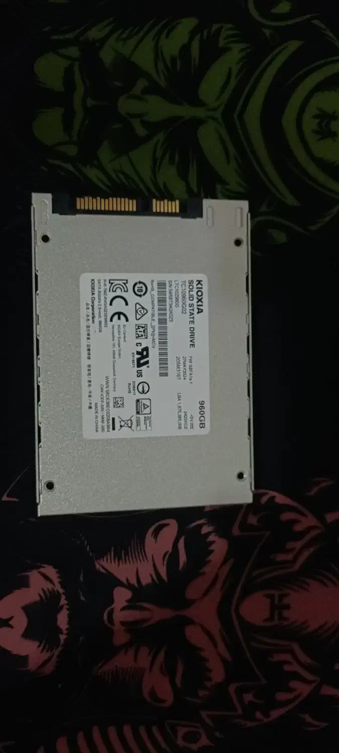 ssd kioxia|قطعات و لوازم جانبی رایانه|سهند, |دیوار