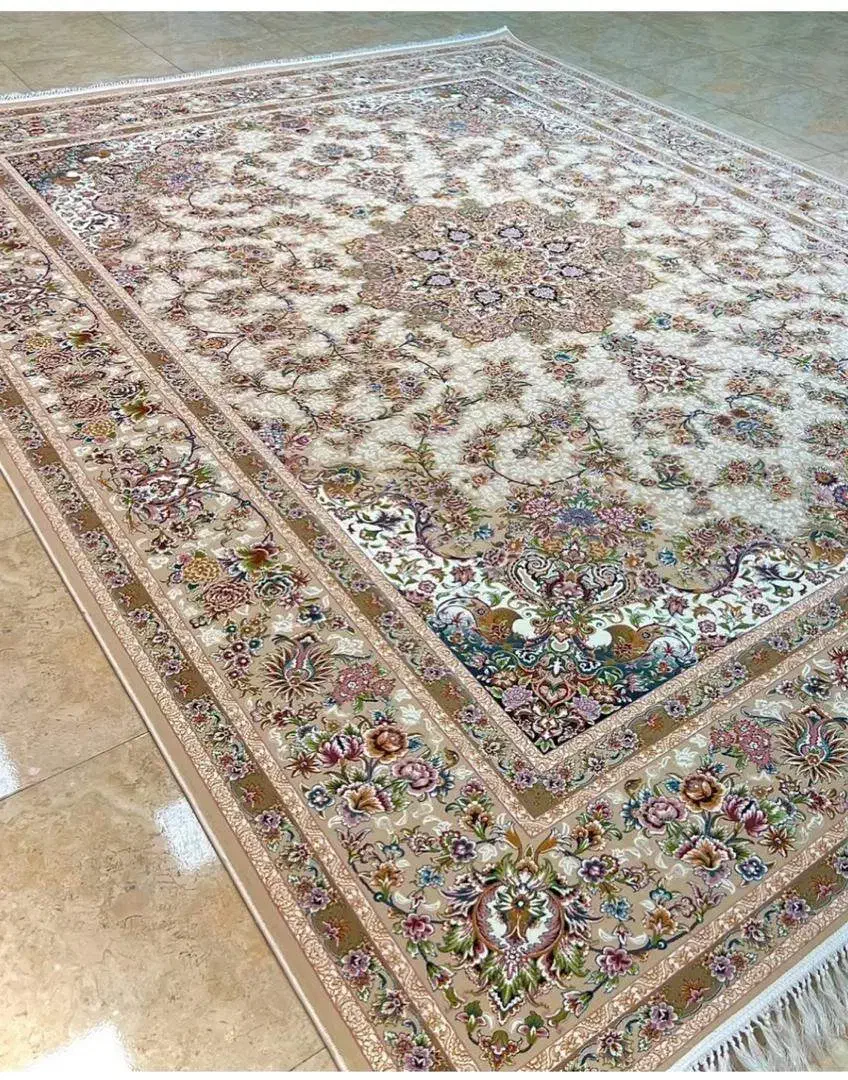 فرش 700شانه/500شانه رنگ بنفش و سورمه ای|فرش|شیراز, لاله|دیوار