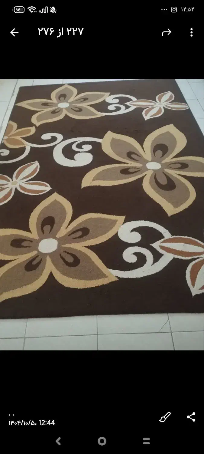 گلیم 6 متری|گلیم، جاجیم، گبه|ایلام, |دیوار