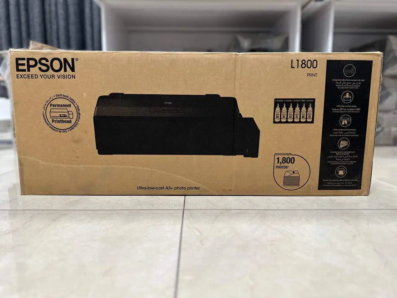 پرینتر EPSON L1800|پرینتر، اسکنر، کپی، فکس|کیش, |دیوار