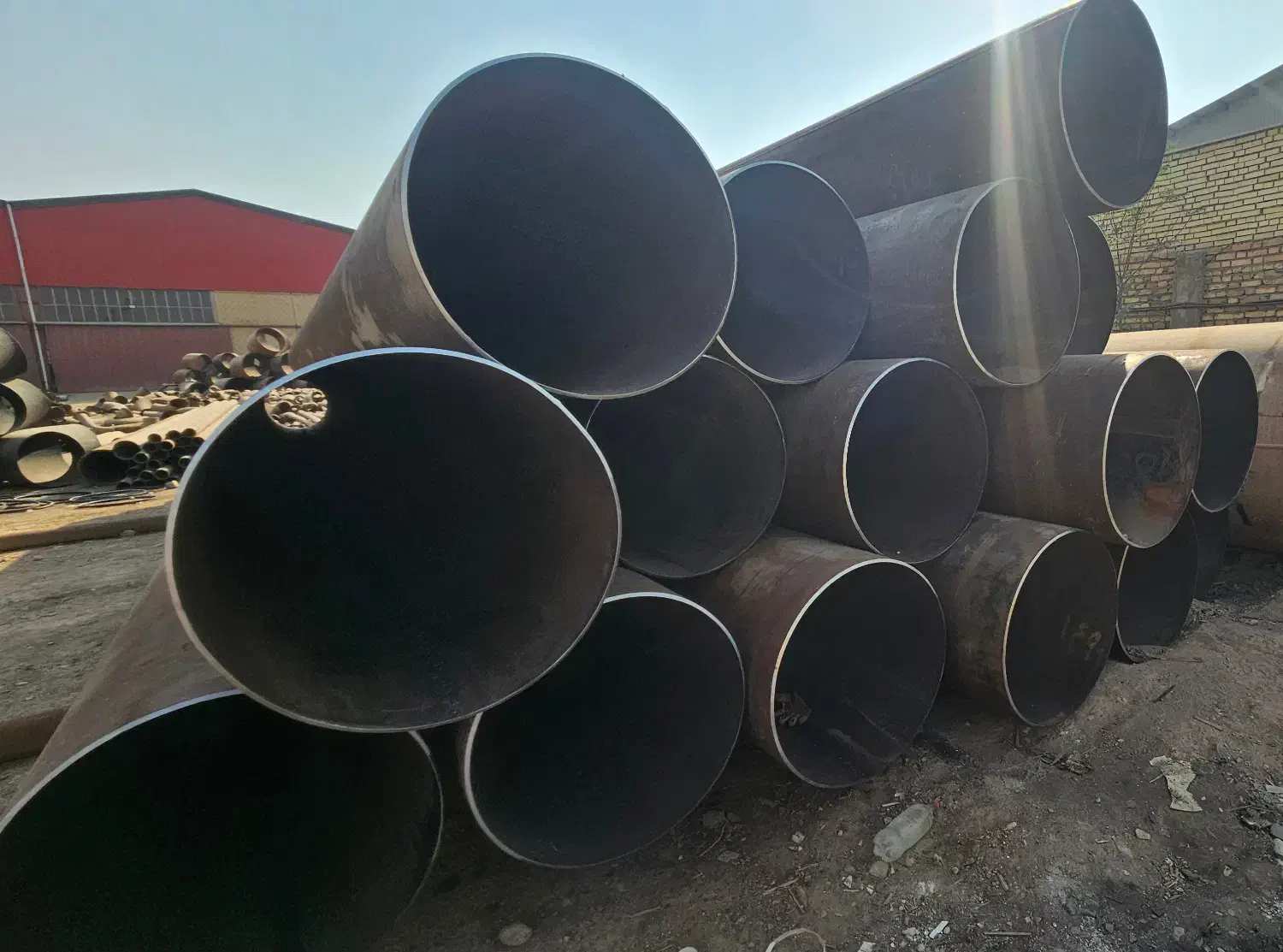 لوله ۳۰ اینچ ضخامت ۹میل لوله درز مستقیم|عمده‌فروشی|کهریزک, |دیوار