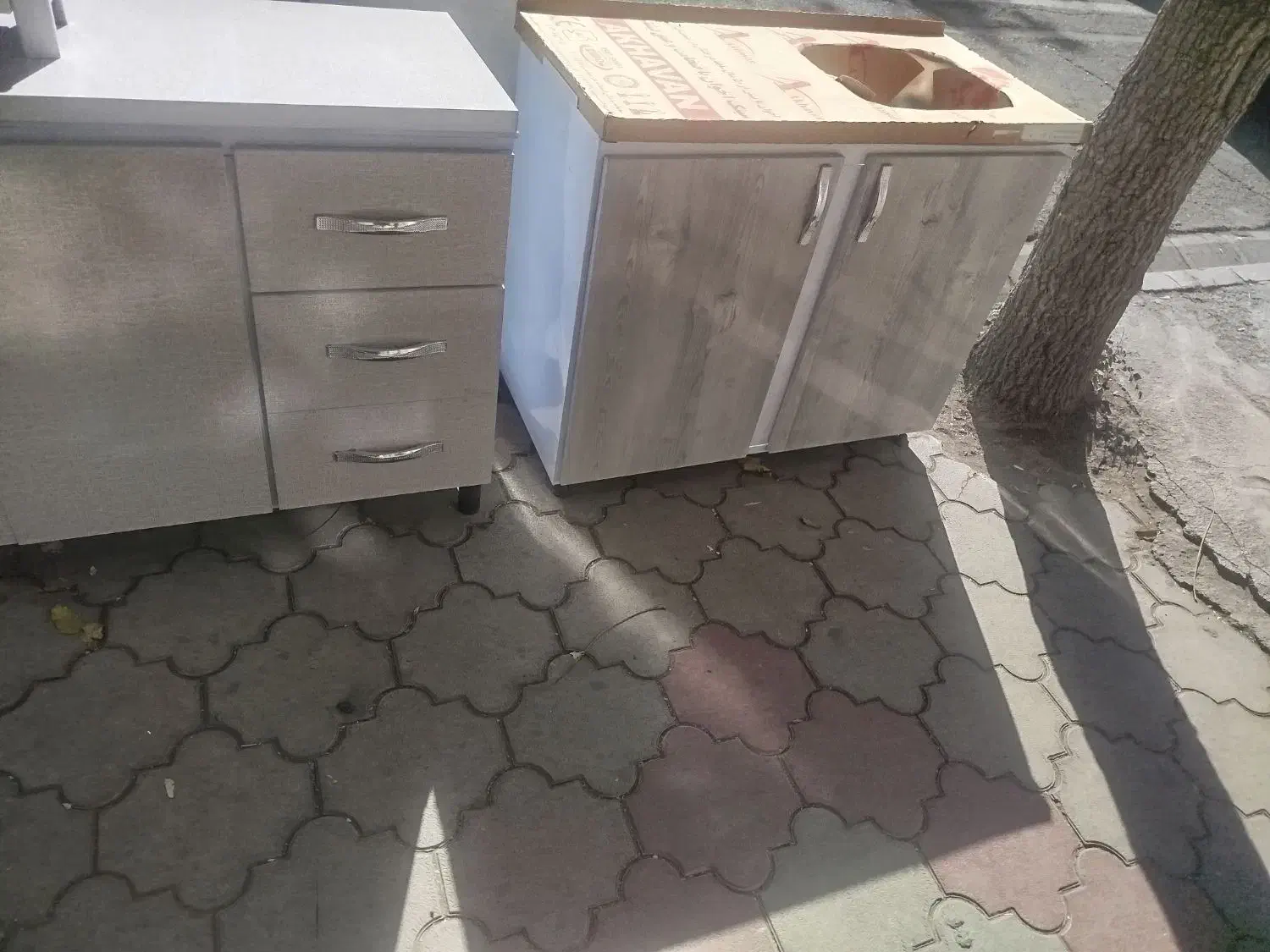 دستی 6عدد کابینت آشپزخانه 13500000|مصالح و تجهیزات ساختمان|میانه, |دیوار