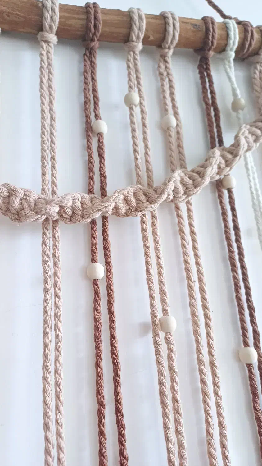 دیوار کوب مکرومه|صنایع دستی و سایر لوازم تزئینی|زرند, |دیوار