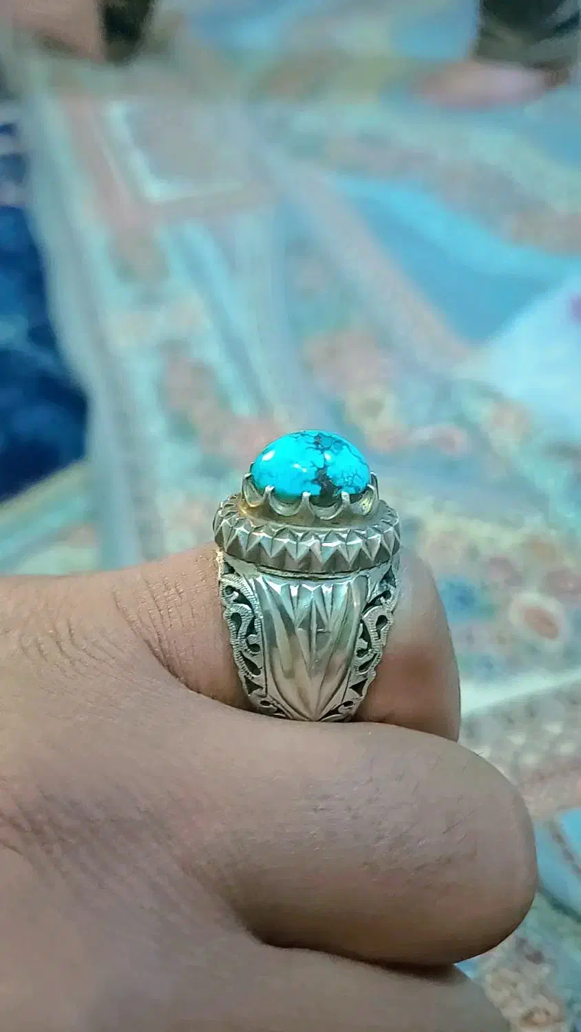 انگشتر فیروزه|جواهرات|اسحاق آباد, |دیوار