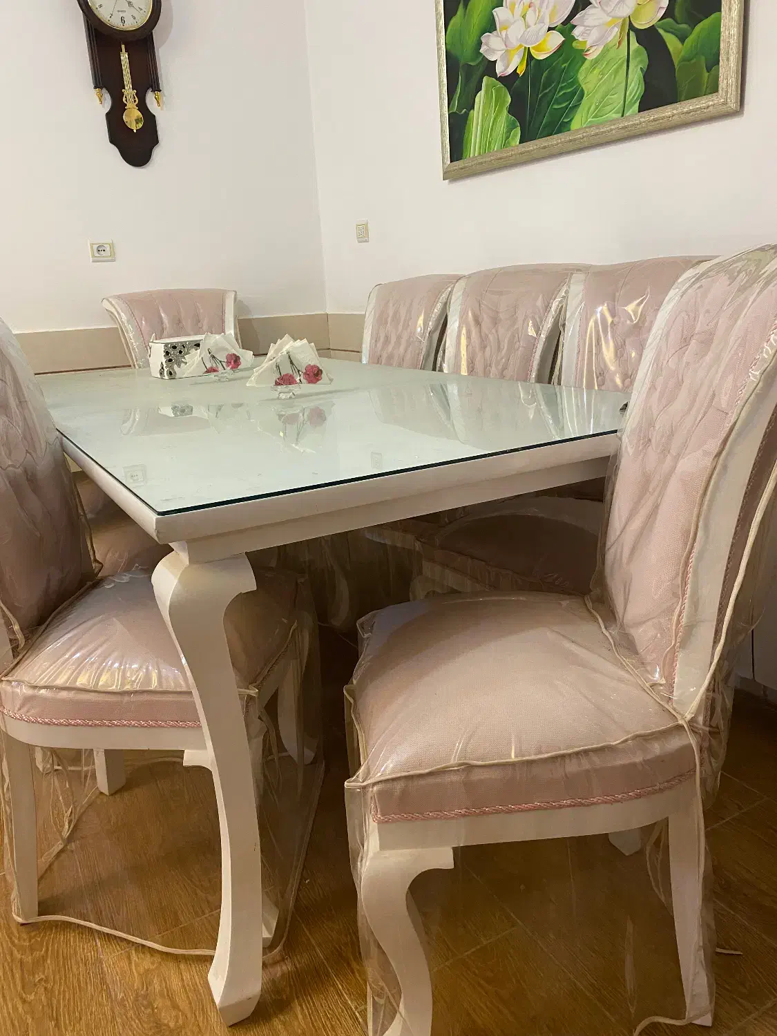 میز نهار خوری ۸ نفره کاور دار|میز و صندلی غذاخوری|شهرضا, |دیوار