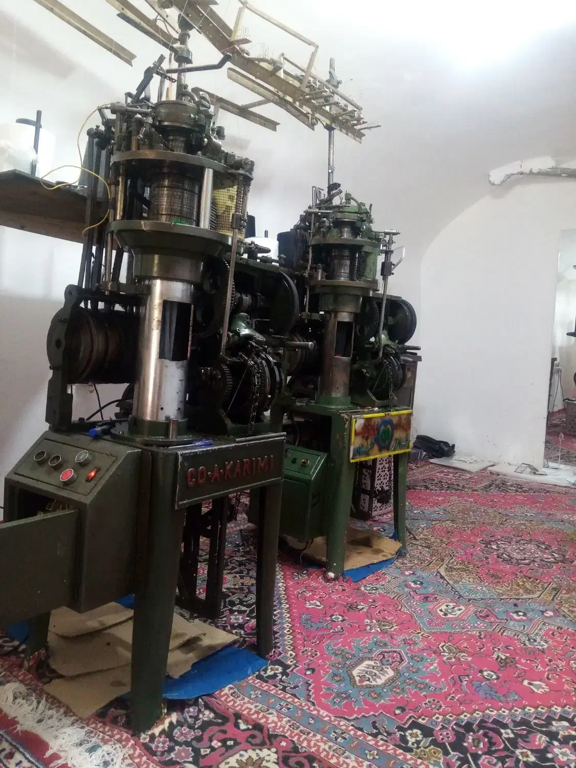 دستگاه جوراب بافی میکانیکی وچرخ زیکزال وپسدوز|چرخ خیاطی و ریسندگی|زنده رود, |دیوار