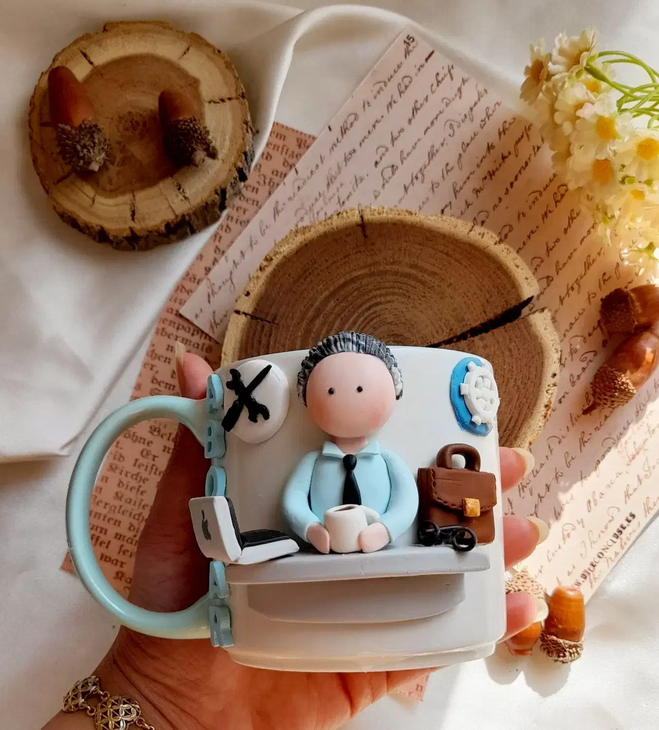 ماگ های عروسکی ومشاغل|صنایع دستی و سایر لوازم تزئینی|شاهینشهر, گزبرخوار|دیوار