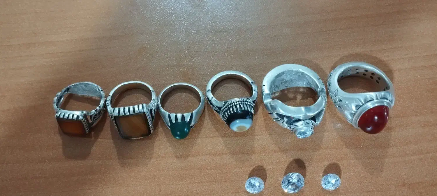 انواع انگشتر نقره کهنه کلکسیونی|جواهرات|پاکدشت, پاکدشت (مامازند)|دیوار