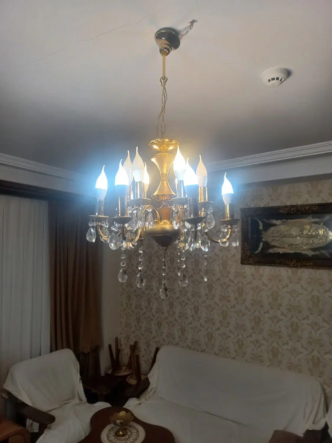 لوستر|لوستر و چراغ آویز|همدان, |دیوار