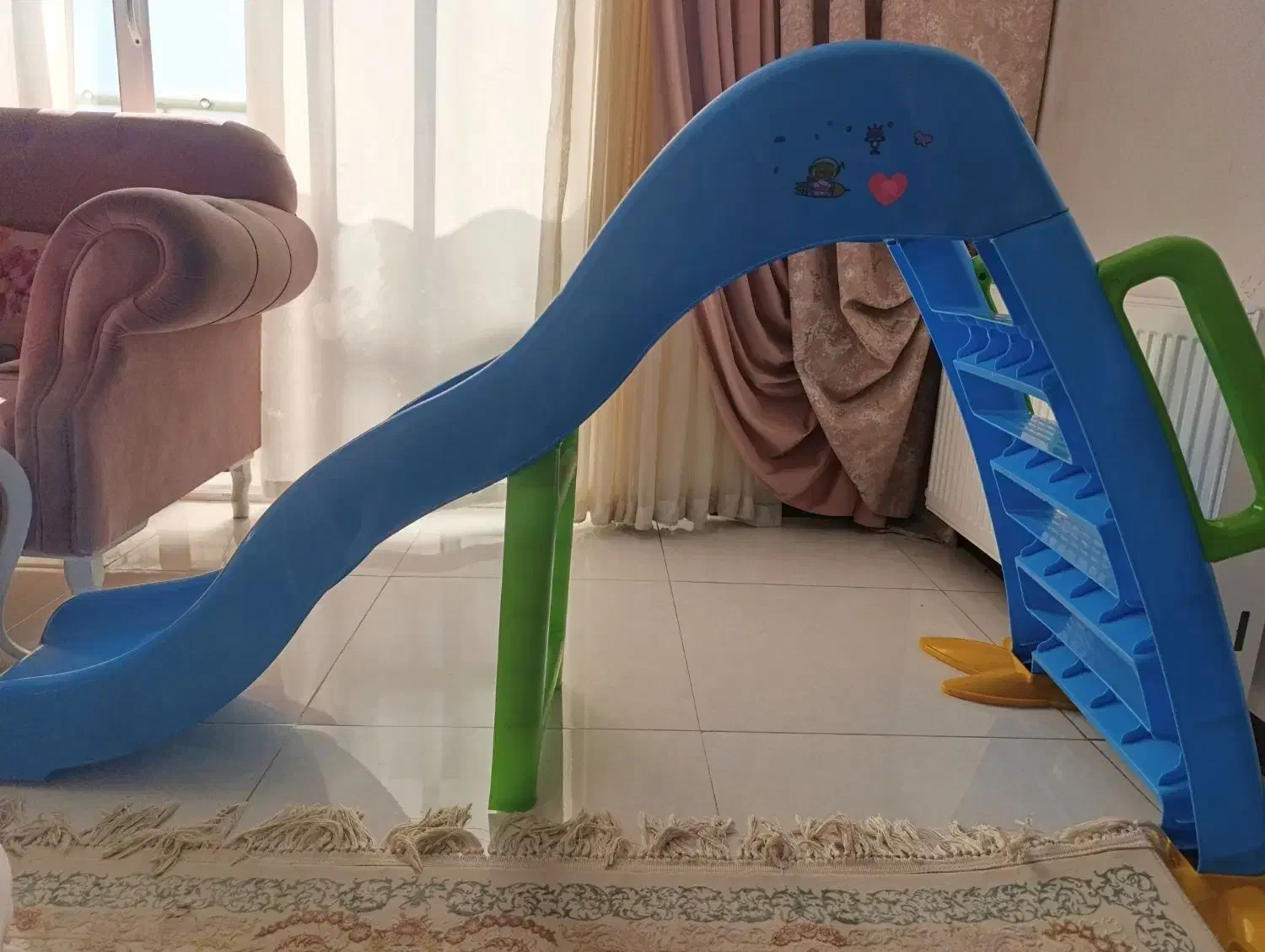 سرسره کودک|اسباب‌بازی بچه|اصفهان, طاحونه|دیوار