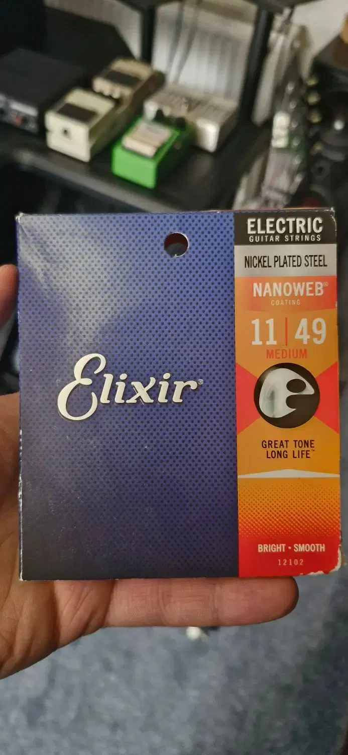 سیم گیتار الکتریک الکسیر Elixir Nanoweb 11 49|گیتار، بیس، امپلیفایر|تهران, فاطمی|دیوار