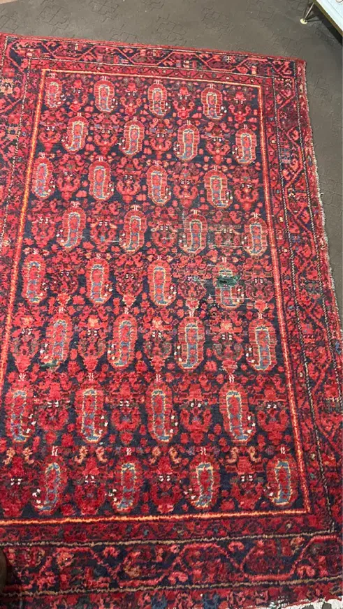 فرش قدیمی دست بافت|فرش|خرمآباد, |دیوار