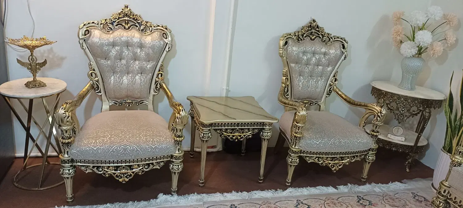 مبل سلطنتی 9 نفره|مبلمان خانگی و میز عسلی|تهران, منصوریه منگل|دیوار