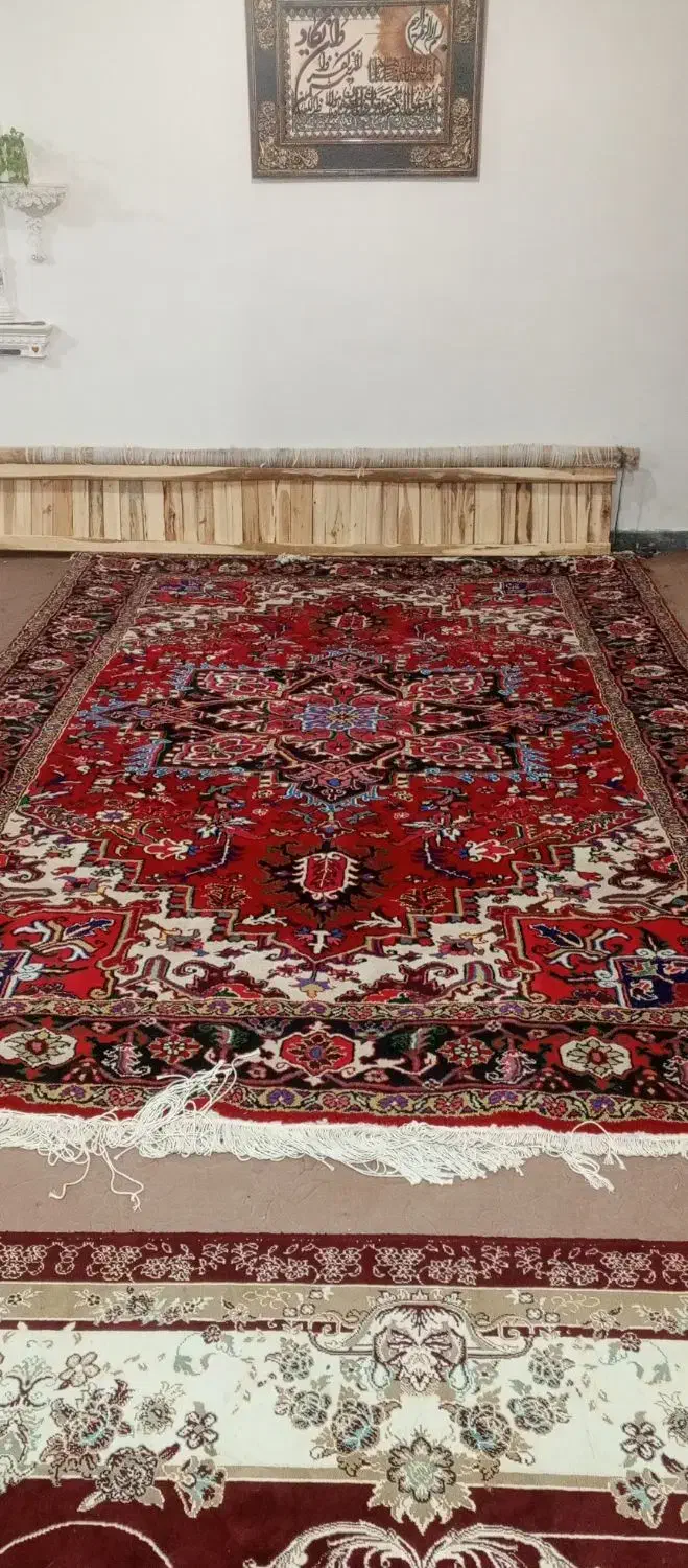 یک جفت فرش دست بافت هریس|فرش|هریس, |دیوار