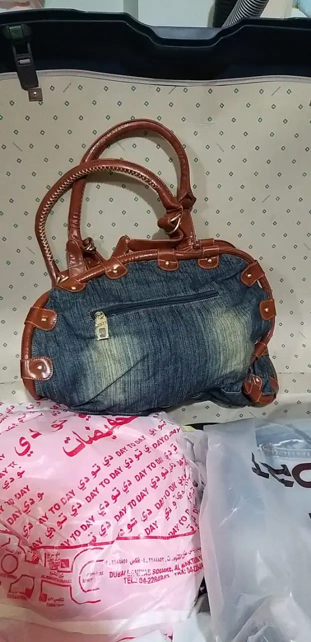 کیف جین اسپرت وارداتی مختص خاص پسندان و کیف چرمی|کیف، کفش، کمربند|پرند, فاز ۱|دیوار