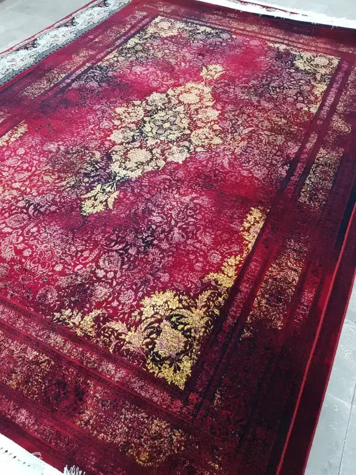 انواع فرش قرمز نقد اقساط چکی|فرش|سیرجان, |دیوار