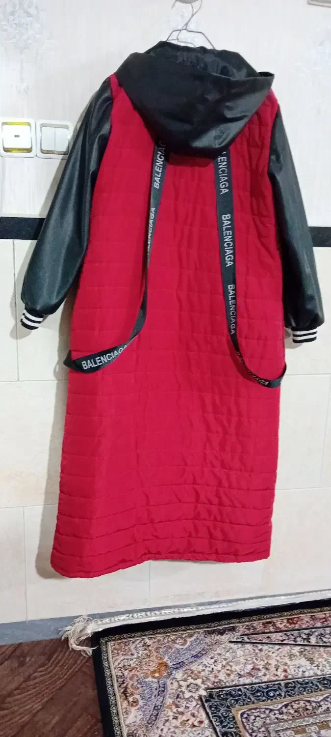 کاپشن آستین چرم.کلاه چرم.داخل کار پشم شیشه بوده|لباس|الوند, |دیوار