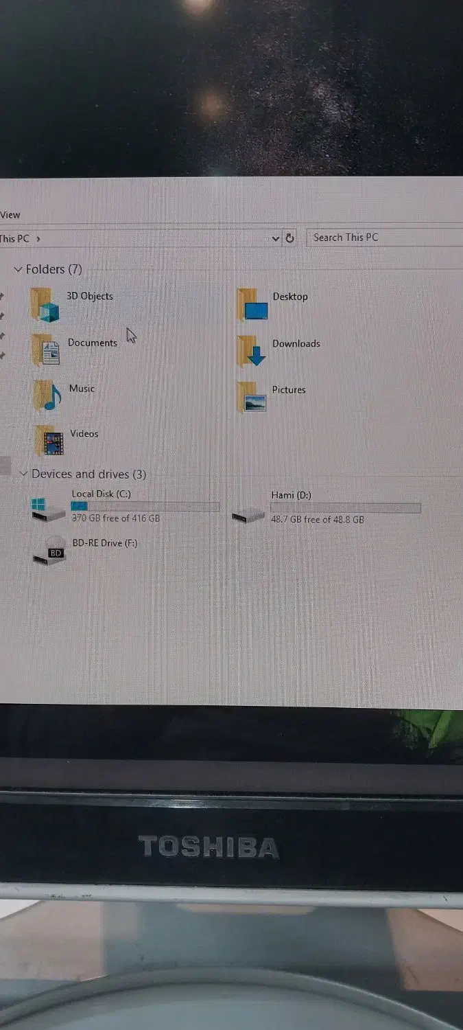 ALL IN ONE TOSHIBA|رایانه رومیزی|تهران, بلوار کشاورز|دیوار