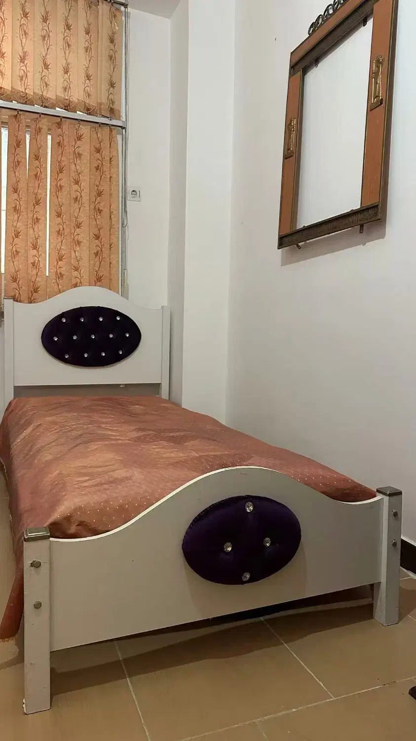 فروشنده تختخواب تکنفره با تشک ۲متر در۹۵سانت|تخت و سرویس خواب|قشم, |دیوار