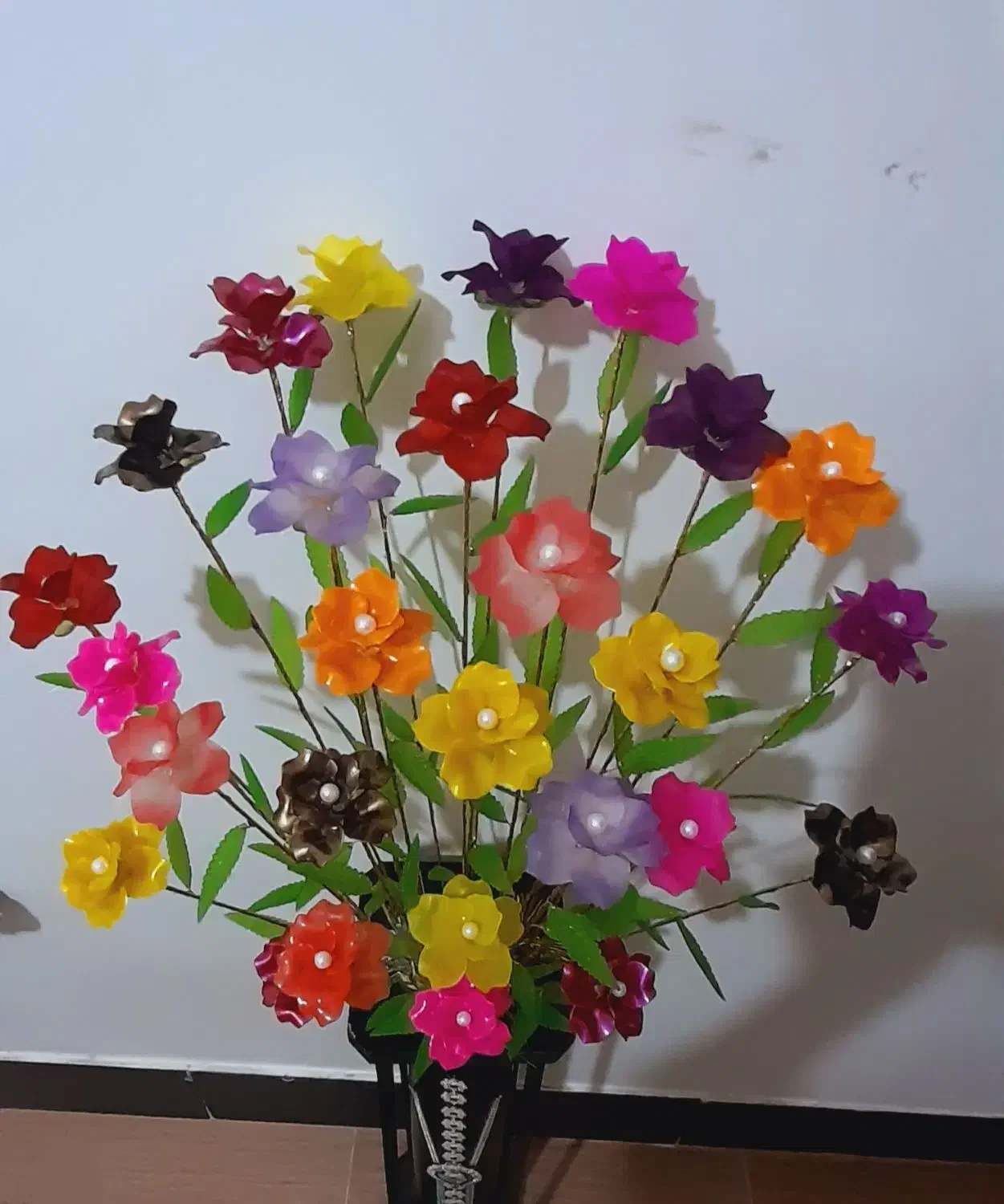 گل کریستال|گل مصنوعی|یاسوج, |دیوار