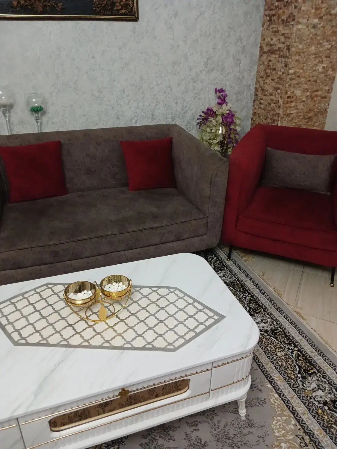 مبل 7نفره|مبلمان خانگی و میز عسلی|فردیس, شهرک ارم|دیوار