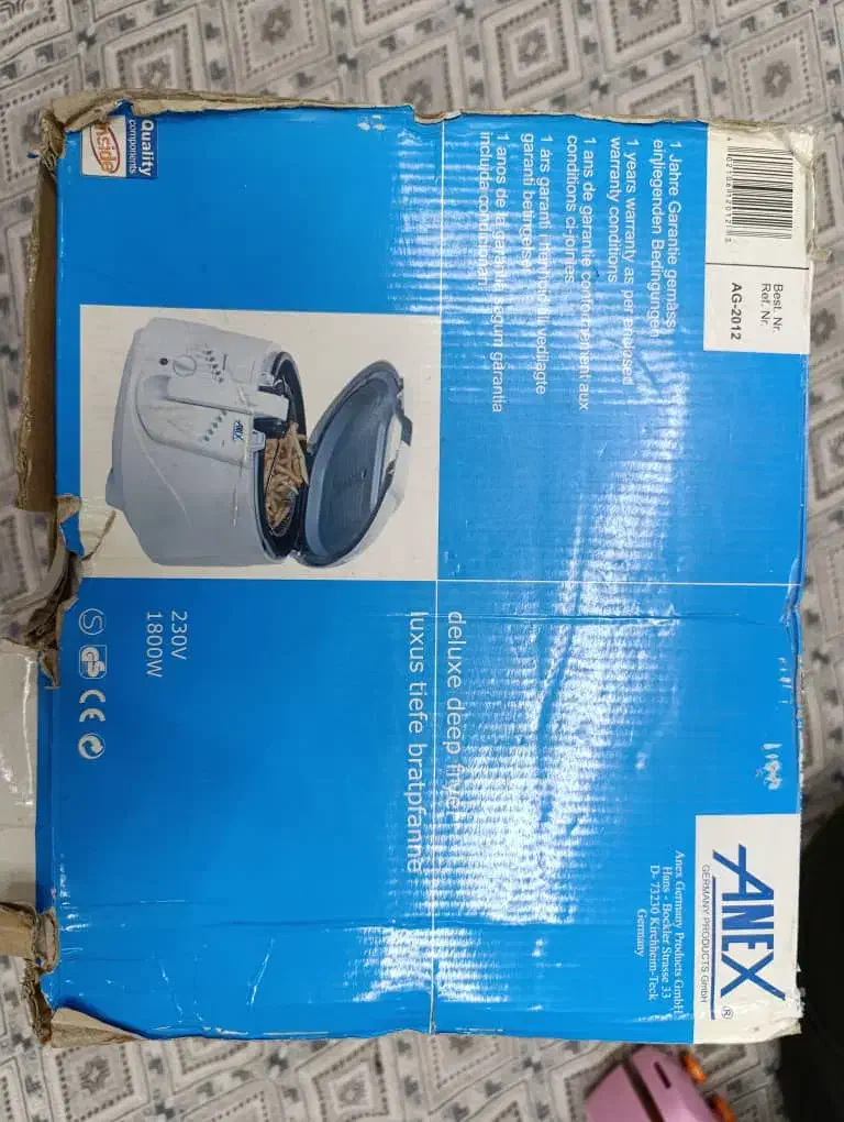 سرخکن ANEX آلمانی (نو)|اجاق گاز و لوازم برقی پختوپز|شهریار, شهرک وائین|دیوار