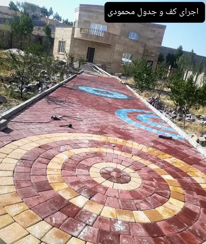 اجرای سنگفرش و جدول محمودی|خدمات پیشه و مهارت|تبریز, |دیوار