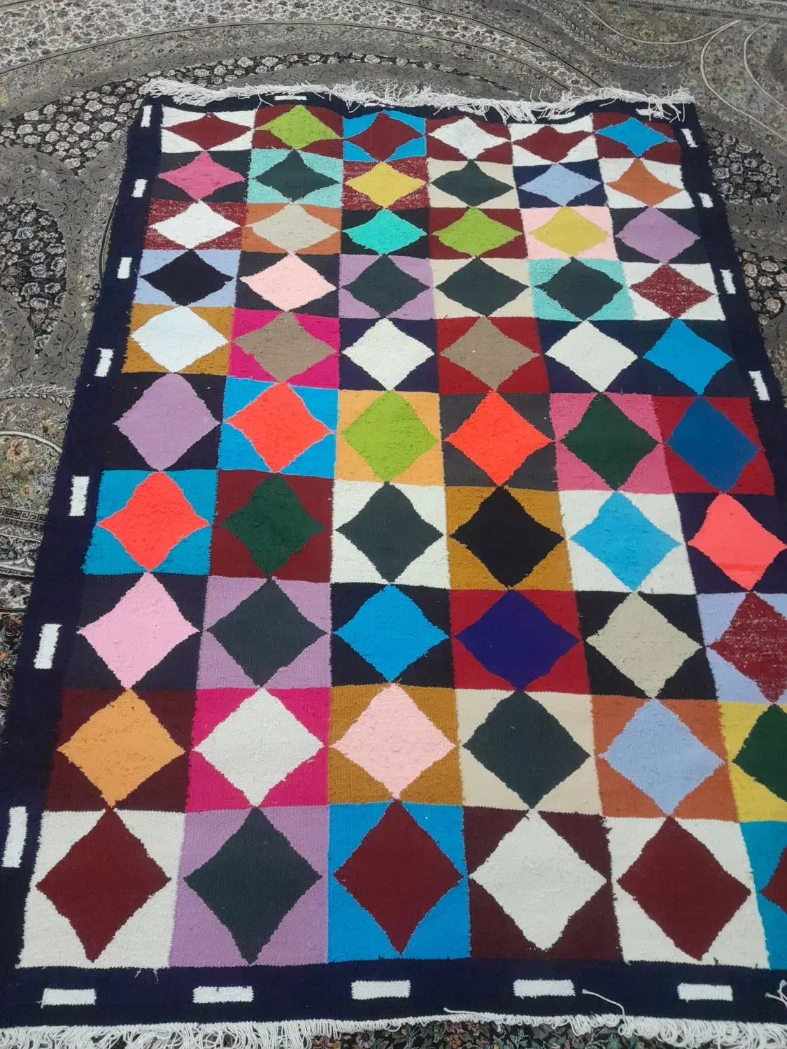 دوعددگلیم دست باف خوش نقش|گلیم، جاجیم، گبه|اهواز, سپیدار|دیوار