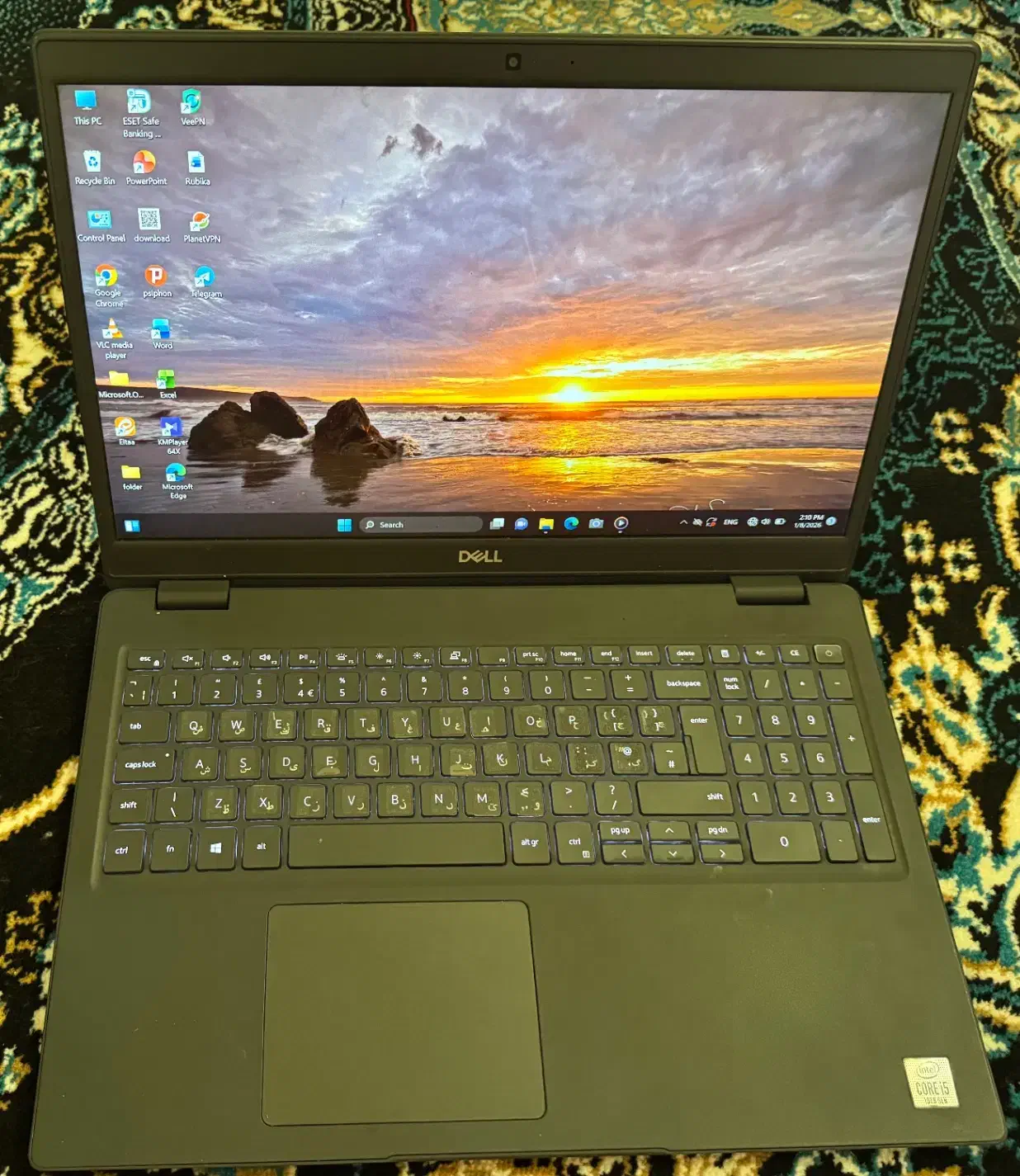 لپتاپ دل نسل 10|رایانه همراه|یاسوج, |دیوار