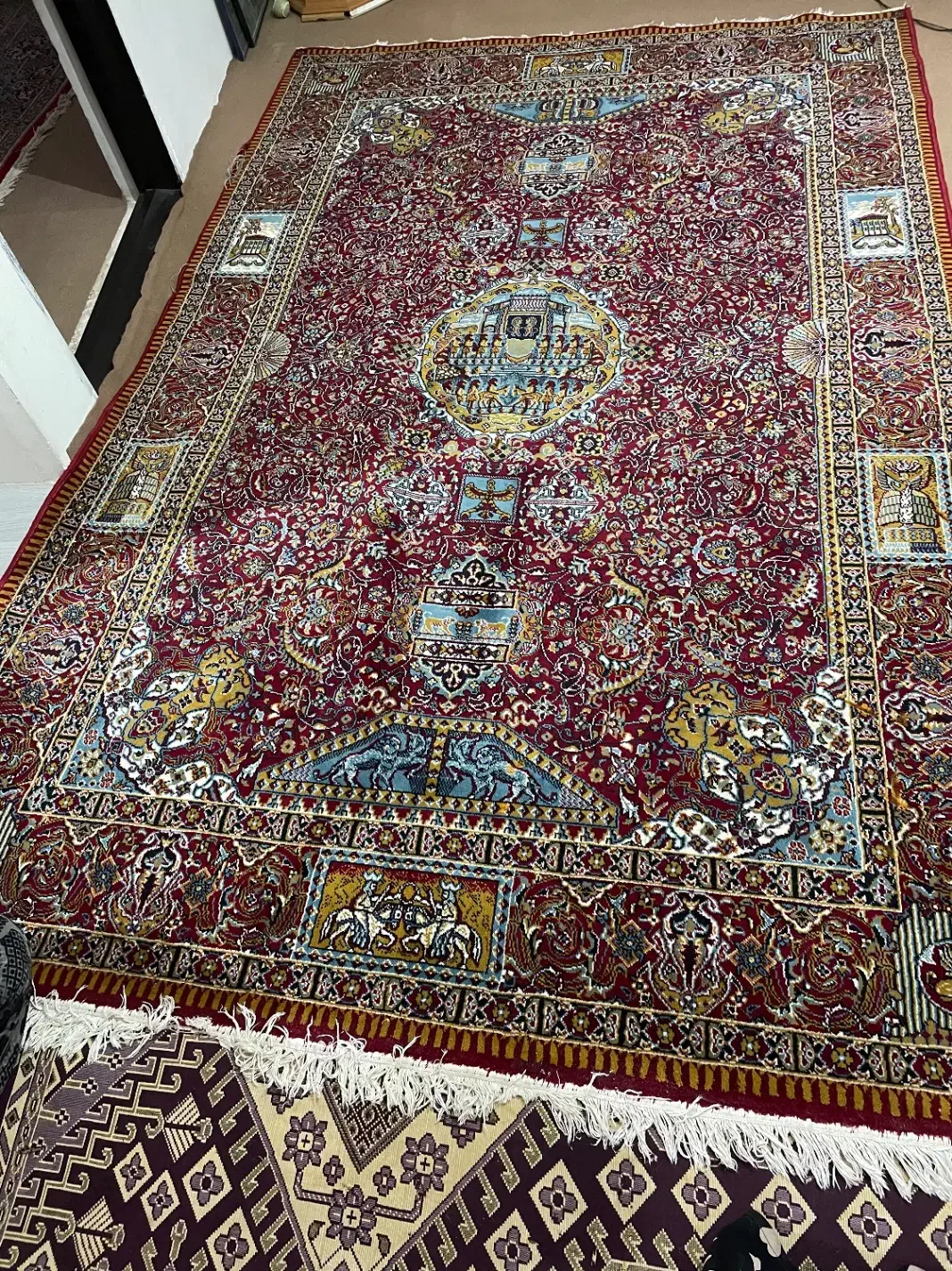 فرش|فرش|چالدران, |دیوار