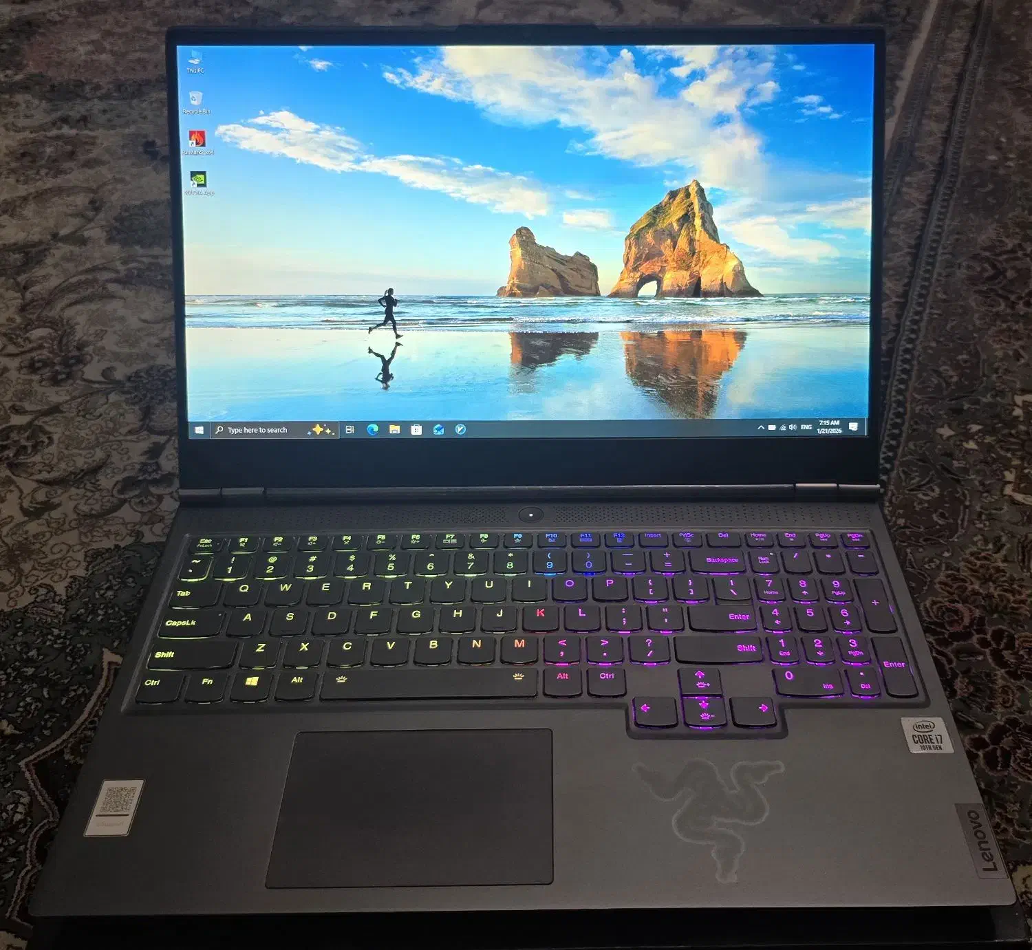 لپ تاپ گیمینگ لنوو Legion 7|رایانه همراه|تهران, تهران‌نو|دیوار