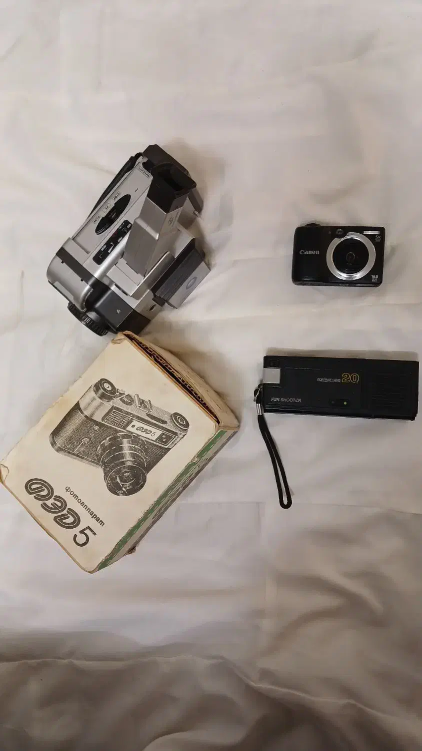 دوربین عکاسی کانن و روسی|دوربین عکاسی و فیلم‌برداری|زنجان, |دیوار