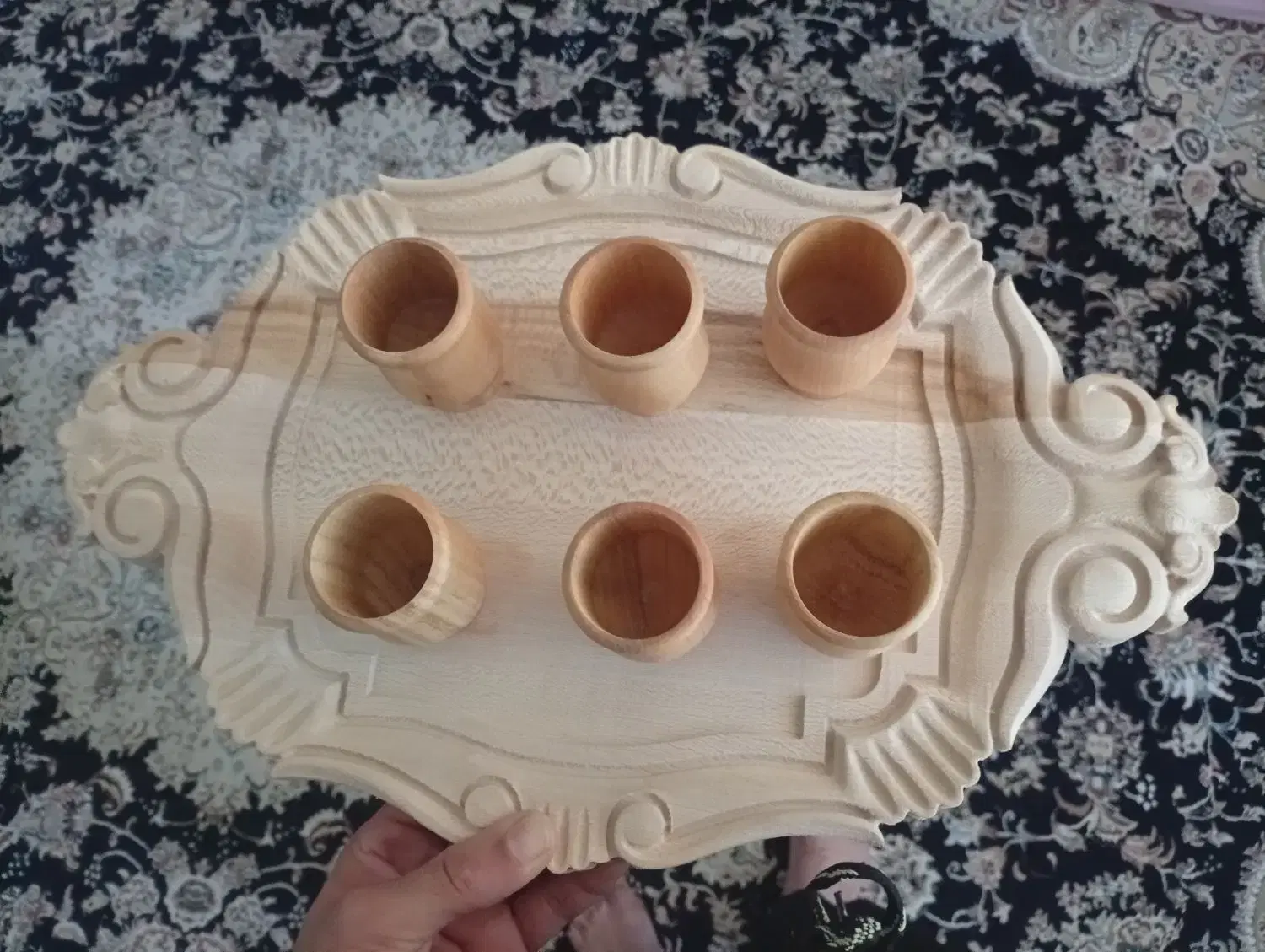 سینی چوبی|سرویس روتختی|سبزوار, اسلام آباد|دیوار