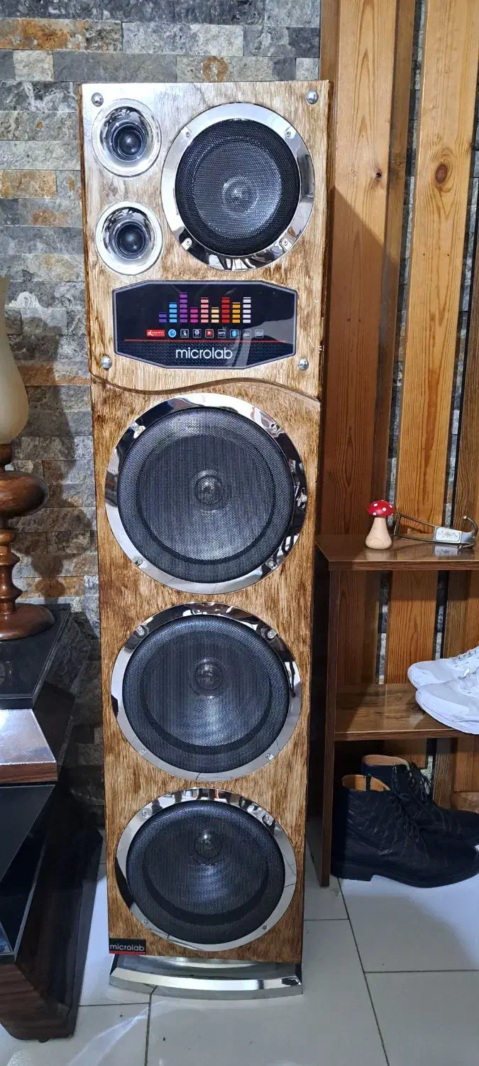 اسپیکر ایستاده خانگی میکرولب|سیستم صوتی خانگی|رشت, فلسطین|دیوار