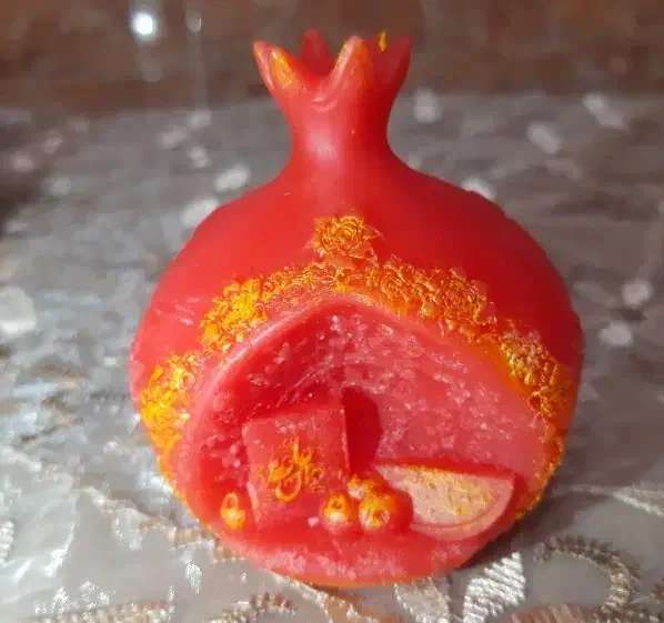 شمع معطر انار یلدایی|صنایع دستی و سایر لوازم تزئینی|یزد, |دیوار