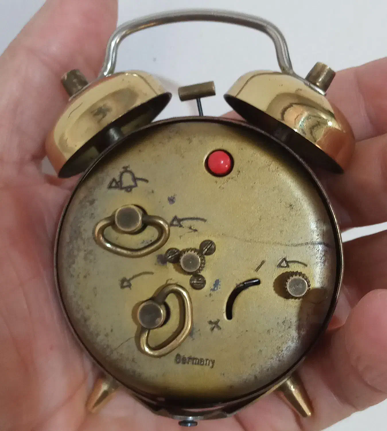 ساعت دور ملیله آلمانی،مارک پیتر،سایز کوچک|کلکسیون اشیاء عتیقه|کاشان, صنعت|دیوار