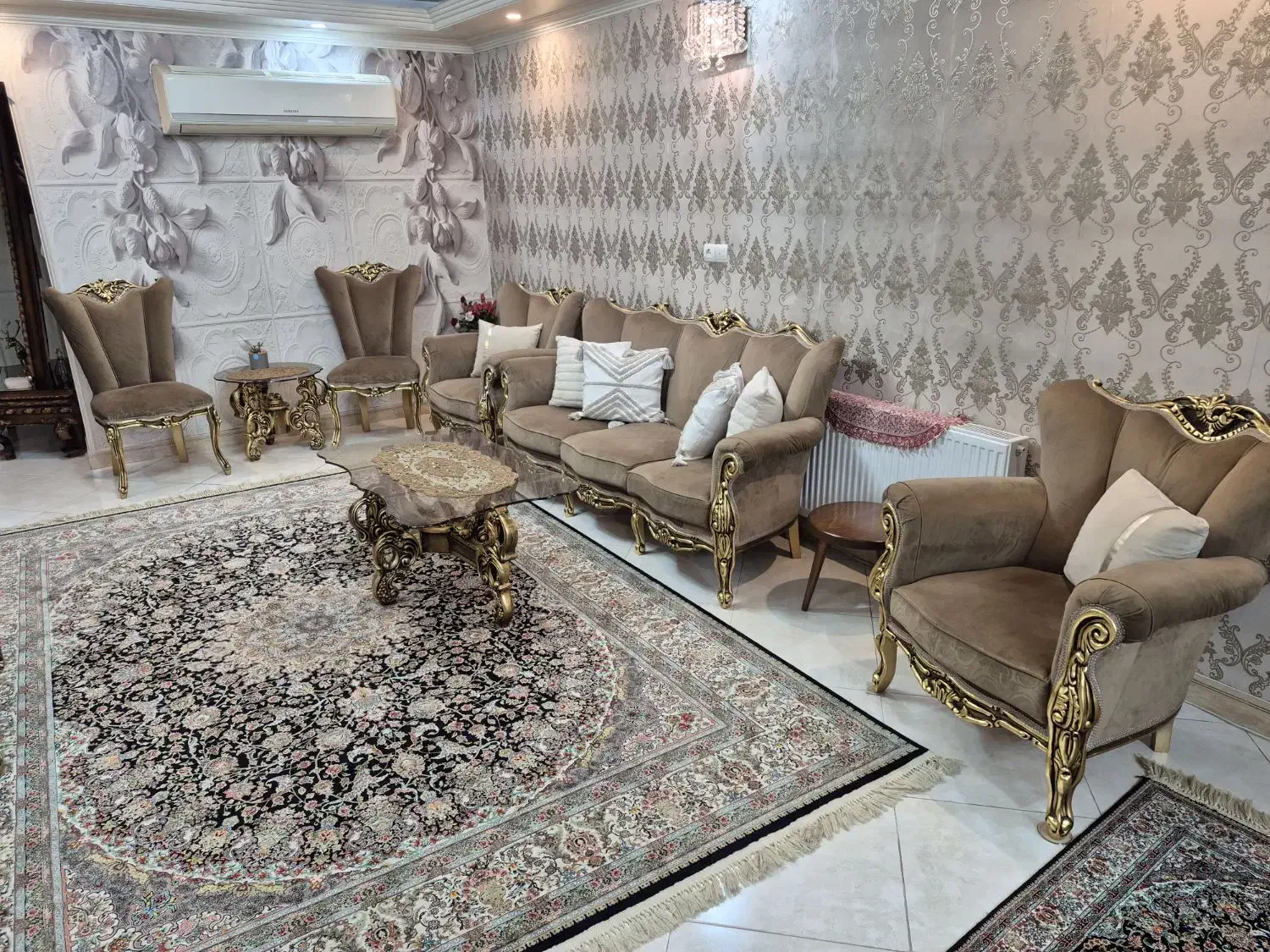 مبل ۹ نفره|مبلمان خانگی و میز عسلی|تهران, دولتخواه شمالی|دیوار