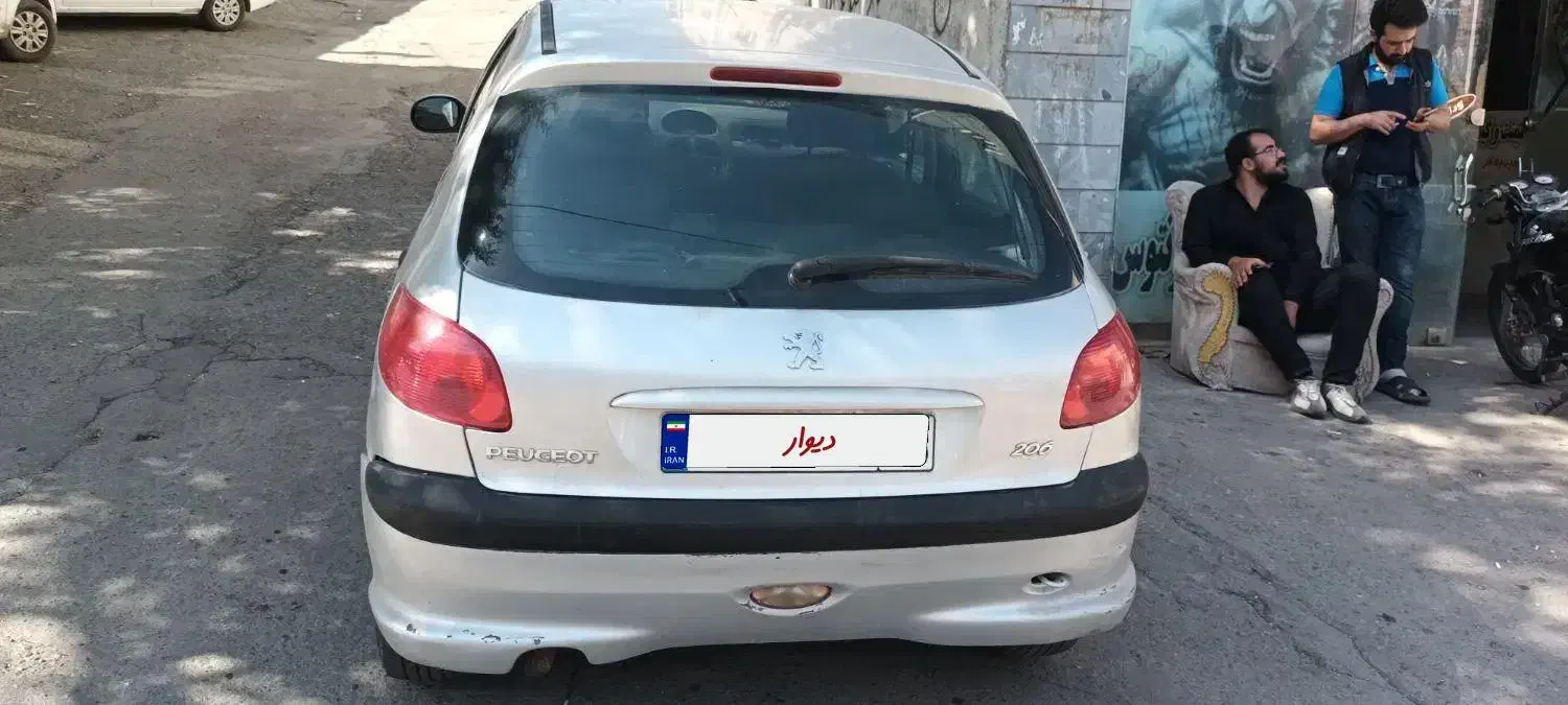 پژو ۲۰۶تیپ ۲|خودرو سواری و وانت|کلیبر, |دیوار