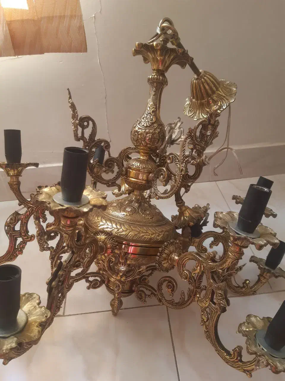 لوستر ۶شاخه|لوستر و چراغ آویز|سهند, |دیوار