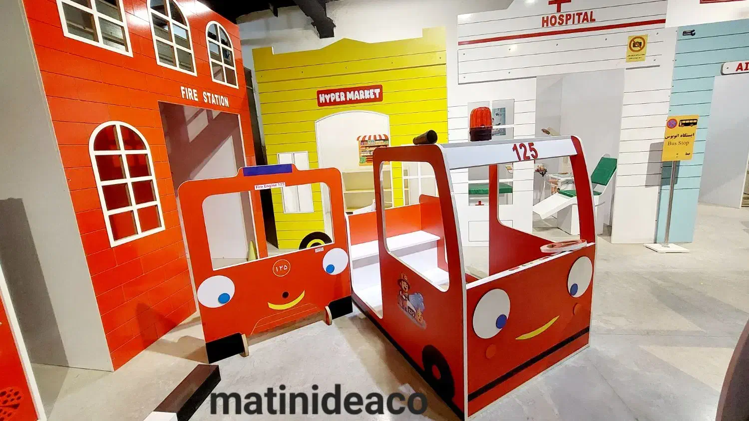 دکور اتش نشانی خانه بازی و شهرمشاغل|اسباب‌‌بازی|شیراز, شهرک صدا و سیما|دیوار