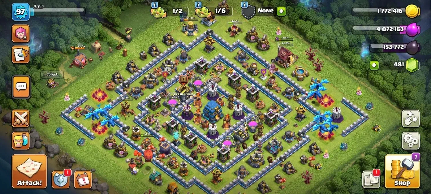 اکانت کلش تان ۱۲|کنسول، بازی ویدئویی و آنلاین|شیراز, شهرک ترکان|دیوار