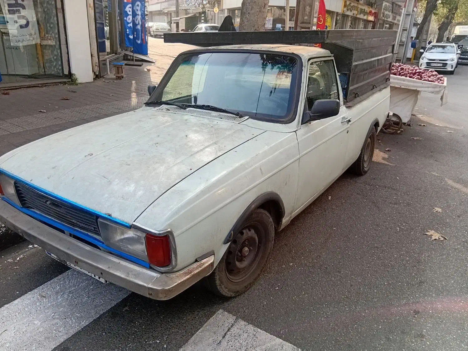 پیکان وانت دوگانه کارخانه|خودرو سواری و وانت|رشت, دباغیان|دیوار