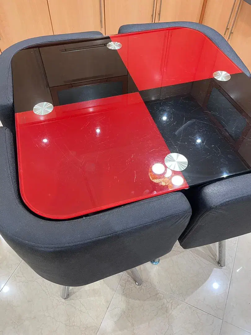 میزناهار خوری/۴نفره/شیشه ای|میز و صندلی غذاخوری|آستارا, |دیوار