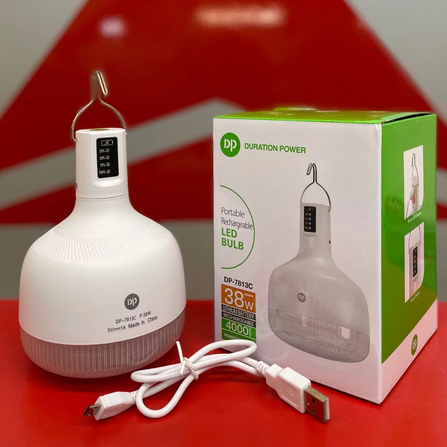 چراغ شارژی 38 وات DP|لامپ و چراغ|تبریز, |دیوار