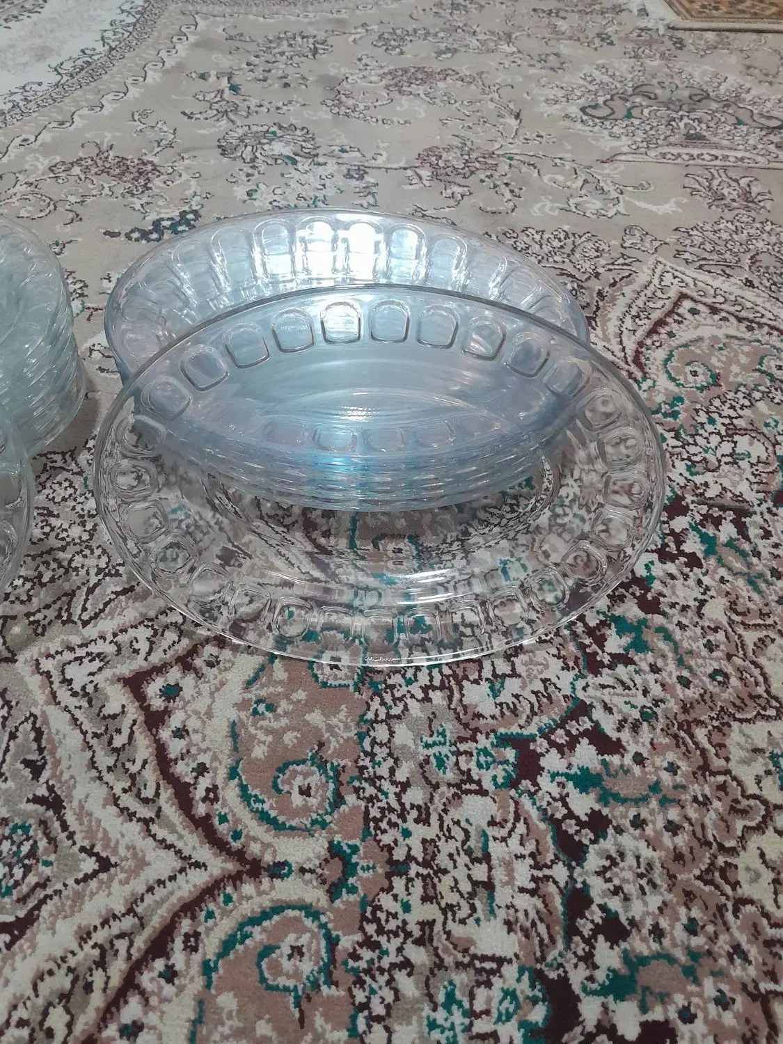 کاسه اکرپال دمکنی ۵تیکه دیس کریستال|ظروف سرو و پذیرایی|مشهد, اروند|دیوار